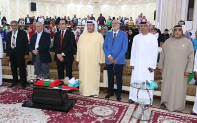 سعيد بن طحنون يشهد احتفالات النادي المصري بالعيد الوطني