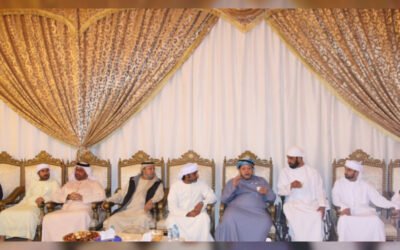 سعيد بن طحنون يعزي بوفاة إبراهيم بن شمل المعمري في العين