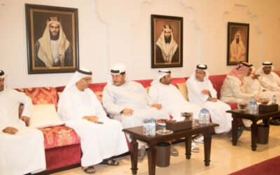 سعيد بن طحنون يعزي بوفاة راشد الدرمكي وحمد الكلباني