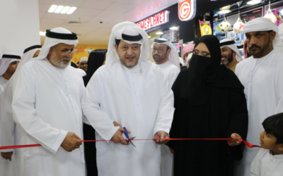 سعيد بن طحنون يفتتح أسواق الجيمي ومعرض شما الرابع بالعين