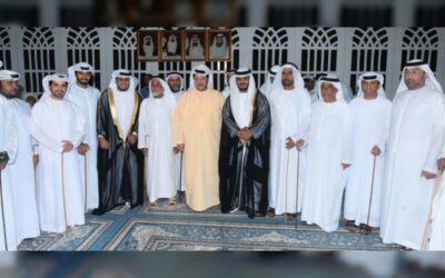 سعيد بن طحنون يحضر أفراح النعيمي والكويتي والكتبي