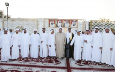 سعيد بن طحنون يحضر أفراح المرزوقي والغيلاني