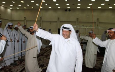 سعيد بن طحنون يحضر أفراح الكعبي بالعين