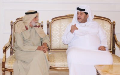 سعيد بن طحنون يزور هلال بن علي الظاهري