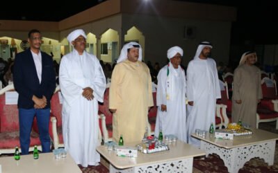 سعيد بن طحنون يشهد احتفالات النادي السوداني بالعيد الوطني