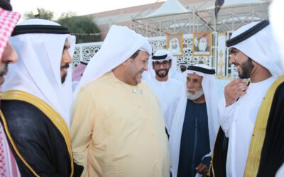 سعيد بن طحنون يحضر أفراح المقبالي والعامري
